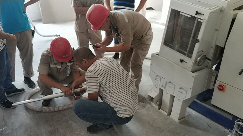 真空清掃係統現場（chǎng）測（cè）試