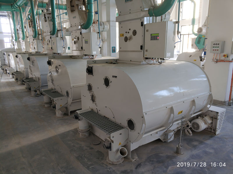 江西米業大米加工車間（jiān）使（shǐ）用中央清掃係統前